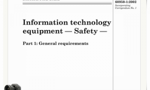 BS EN 60950-1-2002 Information technology equipment-Safety-Part 1 General requirements